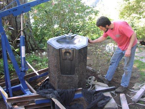 Sculpture installation by Environmental Construction