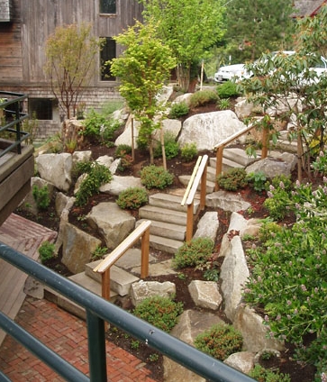 Hillside landscaping