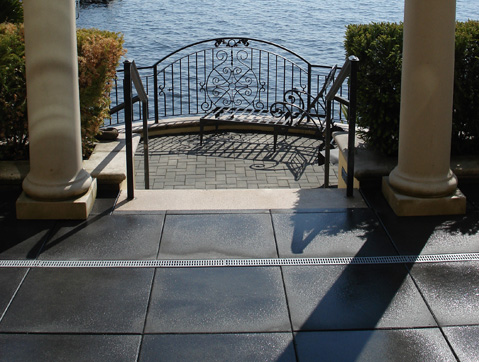 Ornate metal fence designed by Environmental Construction Inc. in Kirkland WA