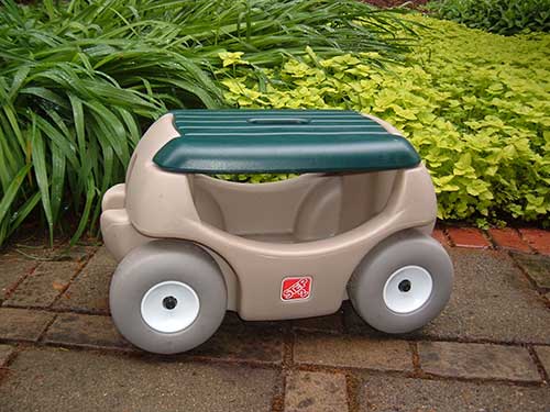rolling garden work seat